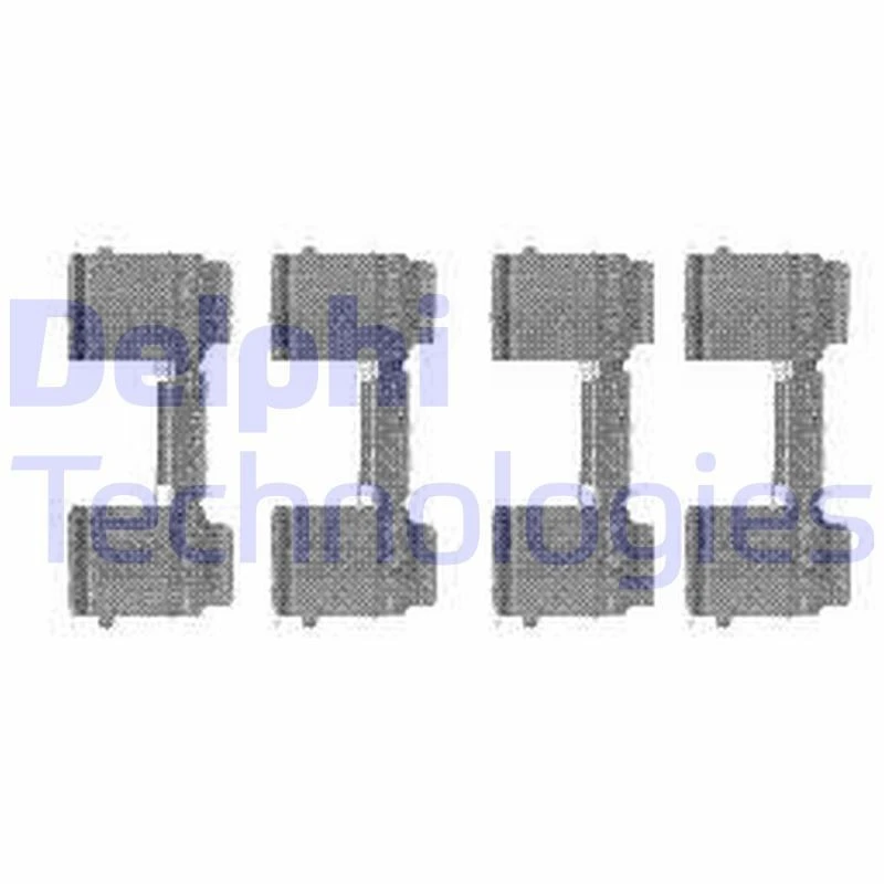 Image of DELPHI Brake pad fitting kit DELPHI LX0477