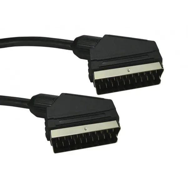 image of Cables Direct 5m Gold Plated SCART Video Cable