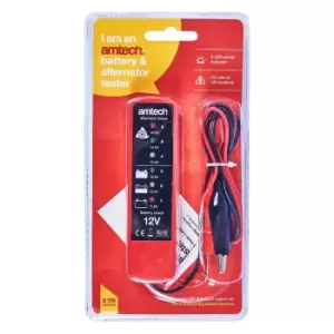 image of Amtech 12V Battery & Alternator Tester