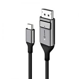 image of Alogic USB-C (Male) to DisplayPort (Male) Cable Ultra Series 4K 60Hz Space Grey