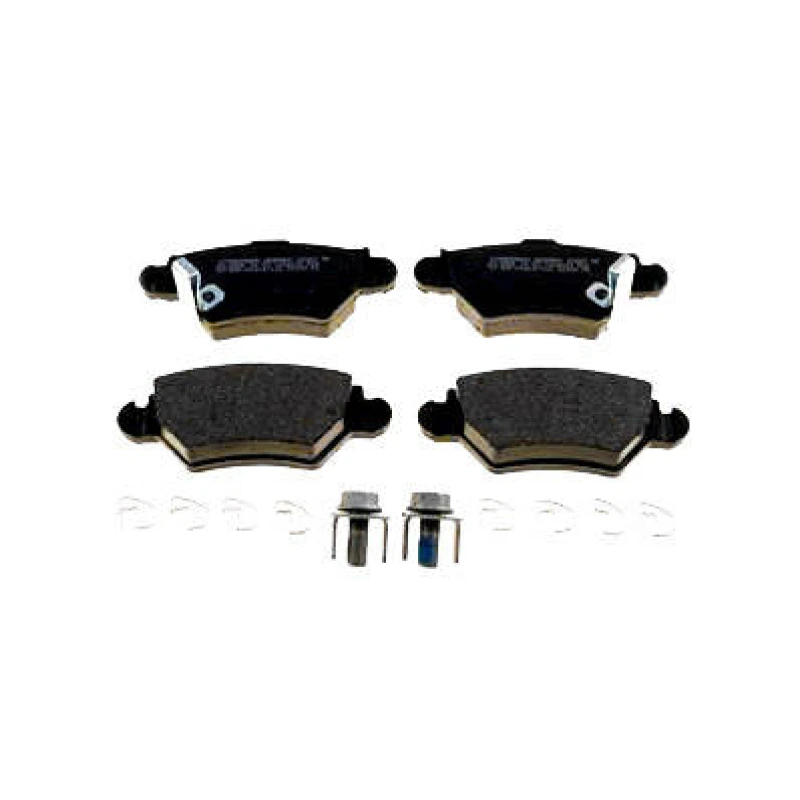 Image of ZIMMERMANN 23052.165.1 Brake pad set Rear Axle, with acoustic wear warning, Photo corresponds to scope of supply, with bolts/screws Brake Pad Set,dis
