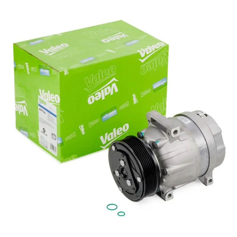 Image of VALEO 699361 AC Compressor NEW Original PART, PAG 125, Refrigerant: R134a, with PAG compressor oil Compressor,air conditioning (447)
