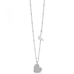 image of Ladies Guess Silver Plated My Sweetie Necklace