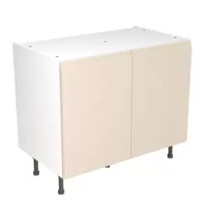 image of KitchenKIT J-Pull Handleless 100cm Base Unit - Matt Cashmere