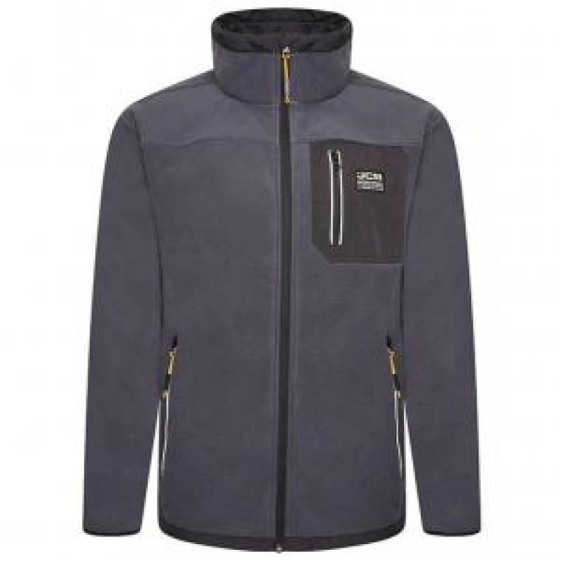 Image of JCB Trade Fleece Full Zip Steel Blue S