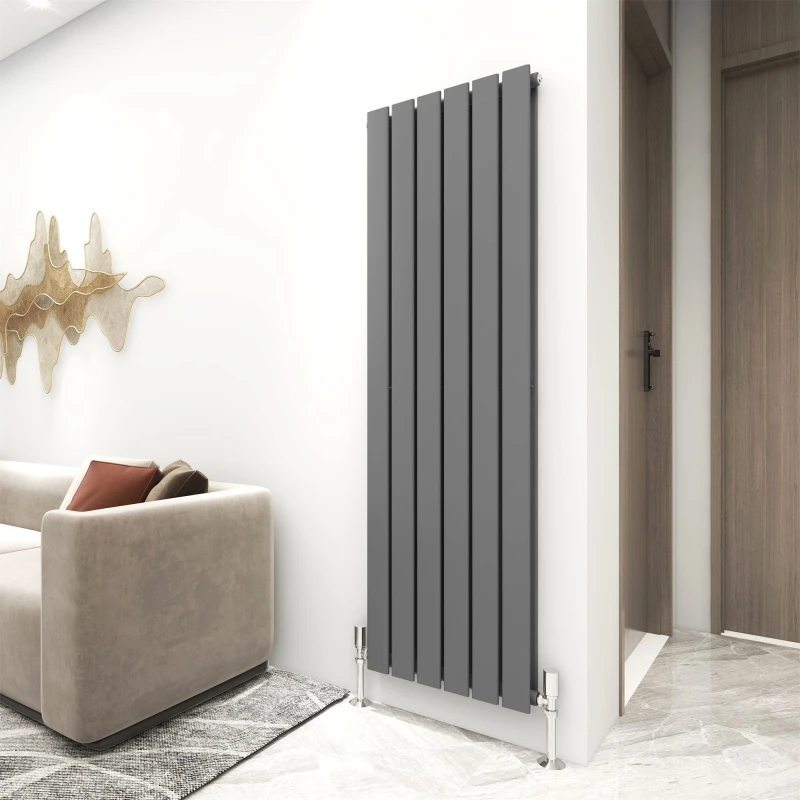 Image of MCC Direct Designer Flat Panel Double Radiator 1600x408 Anthracite Grey