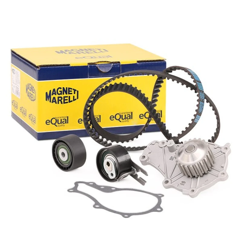 Image of MAGNETI MARELLI Water pump and timing belt kit MAGNETI MARELLI 132011160058