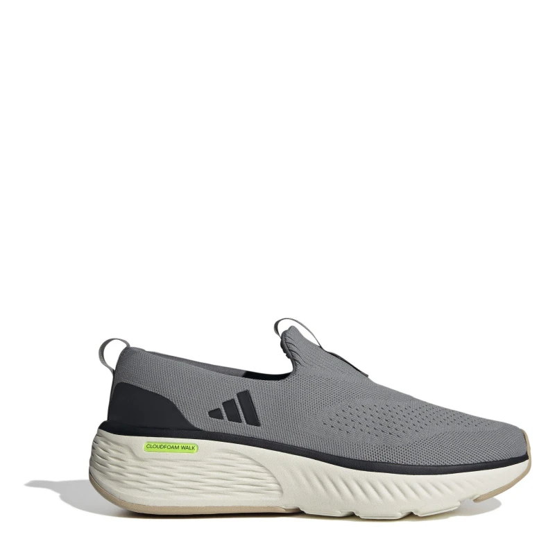 Image of adidas Cloudfoam Go Lounger Slip On Walking Shoes Grey/White male 11 (46)