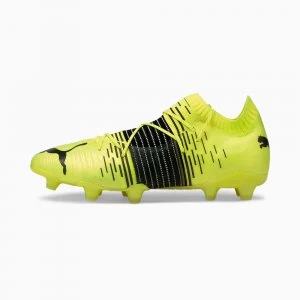 image of PUMA Future Z 1.1 FG/AG Mens Football Boots, Yellow Alert/Black/White Size 10 Shoes