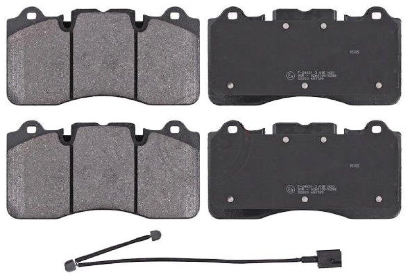 Image of A.B.S. 35294 Brake pad set incl. wear warning contact Brake Pad Set,disc brake (402)
