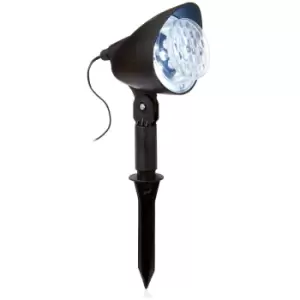 Image of Premier Decorations 31cm Snowstorm Projector With Stake