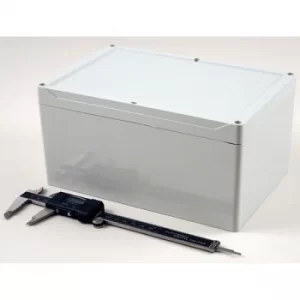 image of Hammond 1555VBGY Watertight ABS Enclosure Styled Lid 240 x 160 x 1...