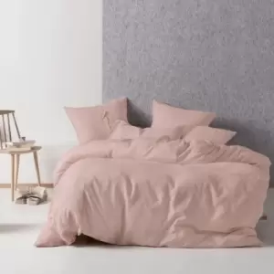 Image of Linen House Nimes Duvet Cover Set (Single) (Rose) - Rose