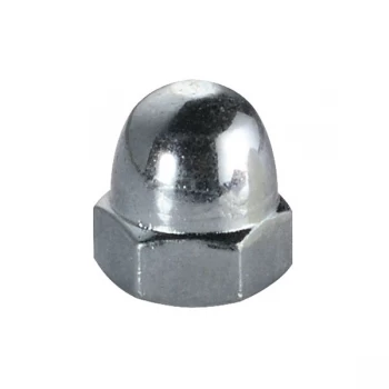 Image of Toolcraft 194786 Domed Cap Nuts DIN 1587 Galvanized Steel M3 Pack ...