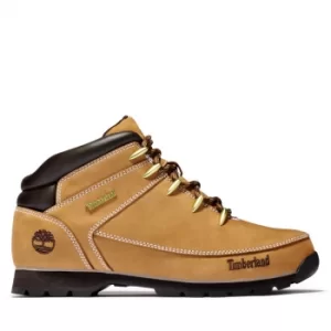 Image of Timberland Euro Sprint Hiker For Men In Yellow Nubuck Yellow, Size 10