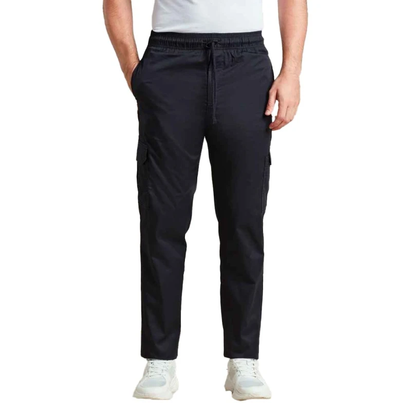 Image of Premier Premier Men Essential Cargo Pocket Chef Trousers in Black Size: 4X-Large Black 4XL Male 5063693798307