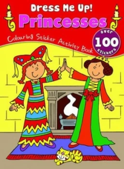 Image of Dress Me up Sticker Book - Princesses by David Crossley Book
