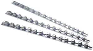 Image of Laser Tools 0090 Socket Rails 1/4" 3/8" 1/2" 3pc