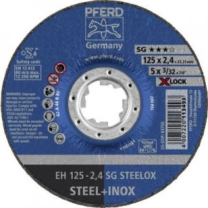 image of PFERD EH 125-2,4 SG STEELOX/X-LOCK 61340125 Cutting disc (off-set) 125mm 25 pc(s)