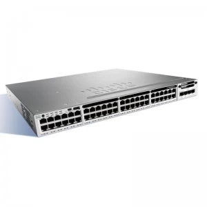 image of Cisco WS-C3850-48F-L - Catalyst 3850 48 Prt Full PoE