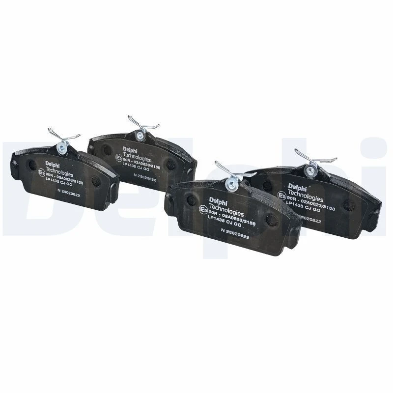 Image of DELPHI Brake pad set DELPHI LP1435