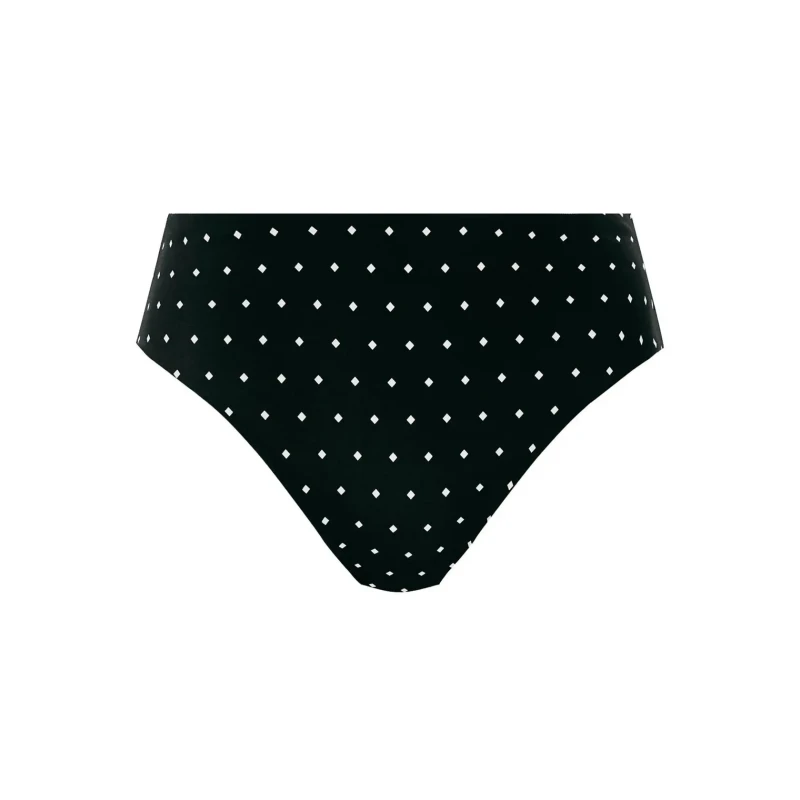 Image of Freya Womens Jewel Cove High Waist Bikini Brief in Black Size: 18 Black Female 18