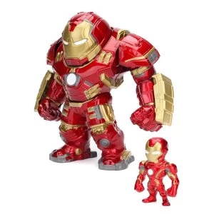 image of Avengers Age of Ultron Metals Die Cast Figures Hulkbuster & Iron Man 15 cm