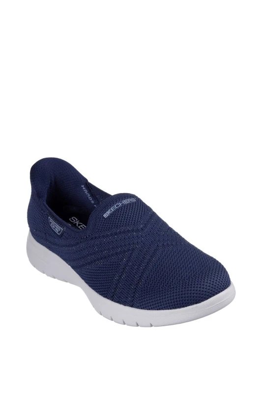 Image of Skechers Womens On the GO Flex Excellency Shoes UK Size 8 (EU 41) Navy SKE2399-NVY-8