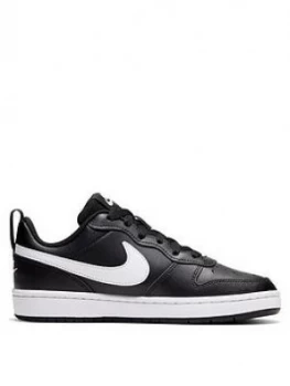 Image of Nike Court Borough Low 2 Junior Trainer - Black/White