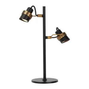 image of Lucide Tundran Table Lamp - Black