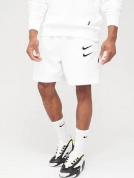 Nike Swoosh Shorts - White