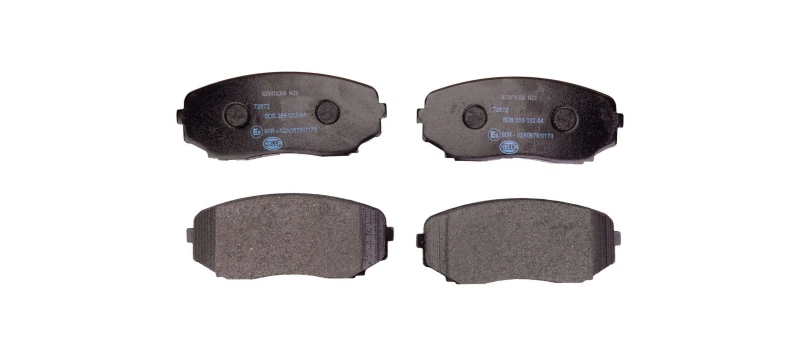 Image of HELLA Brake pad set HELLA 8DB 355 032-941