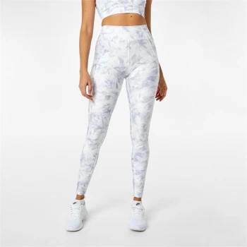 image of USA Pro Mid Rise Leggings - Lilac Paint Lf