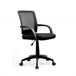 image of Eliza Tinsley Beta Medium Back Mesh Chair Contoured Back