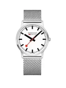 Image of Mondaine Simply Elegant 40 Mm Stainless Steel Unisex Watch