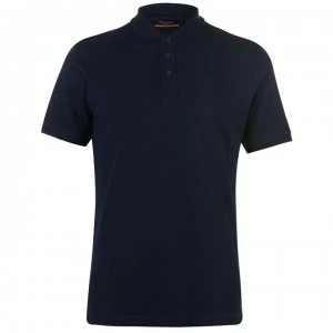 image of Pierre Cardin Plain Polo Shirt Mens - Navy