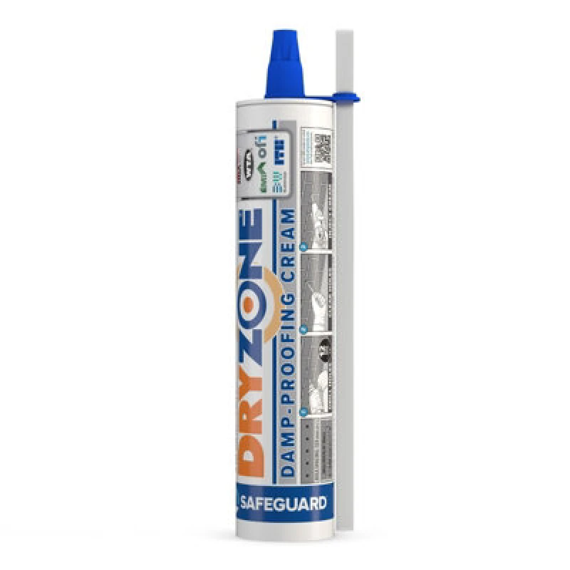 Image of Dryzone Damp Proofing Cream (Dpc) - 310Ml - High-Strength Injection Cream For Rising Damp Treatment. Bba & Wta Approved