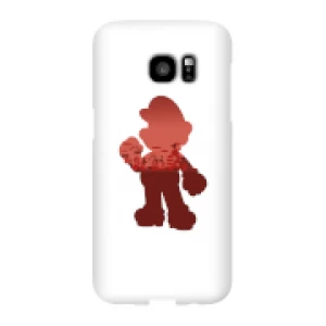 image of Nintendo Super Mario Mario Silhouette Phone Case - Samsung S7 Edge - Snap Case - Gloss