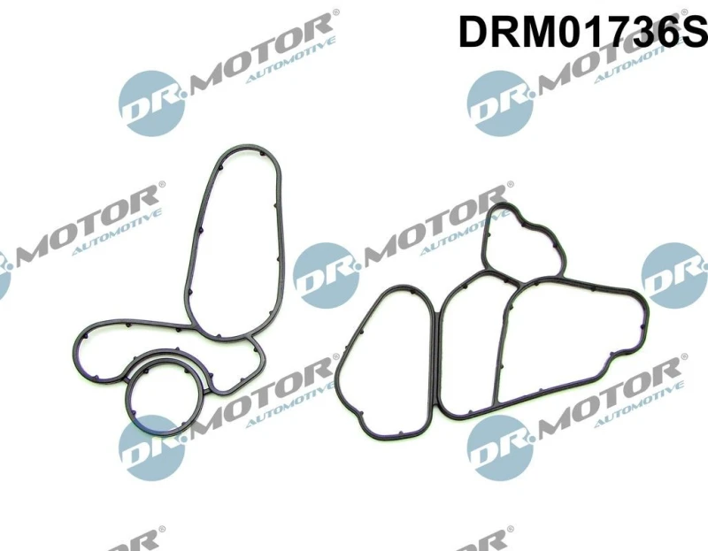 Image of DR.MOTOR AUTOMOTIVE Gasket Set, oil cooler DR.MOTOR AUTOMOTIVE DRM01736S