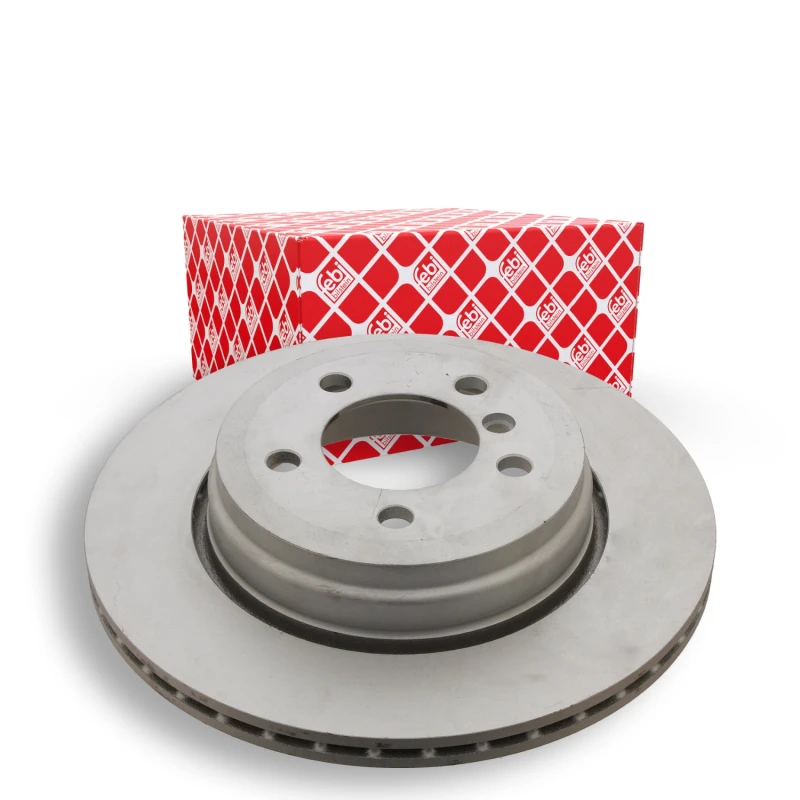 Image of FEBI BILSTEIN 31724 Brake disc Rear Axle, internally vented, Coated Brake Disc (82)