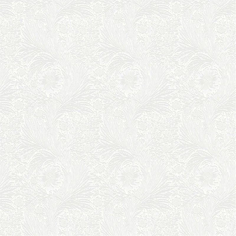 Image of William Morris Marigold Paintable White unisex One size