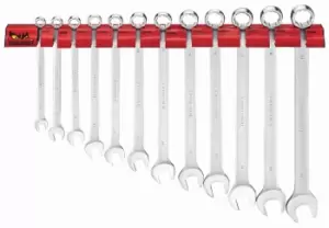Image of Teng Tools WRSP12LMP 12 Piece - Extra Long Spanner Wall Rack 8-19mm