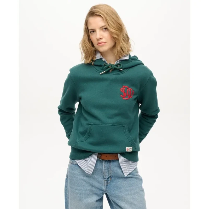 Image of Superdry Womens hooded sweatshirt Superdry Sd&co Neon Vert Female XS