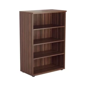 image of 1200 Wooden Bookcase (450MM Deep) Dark Walnut