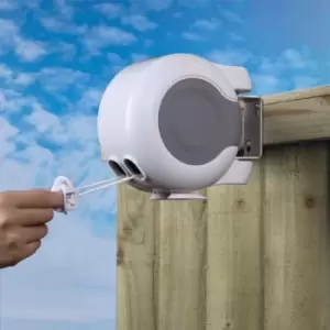 Image of SupaHome Retractable Clothes Line 30m - Double Line Reel