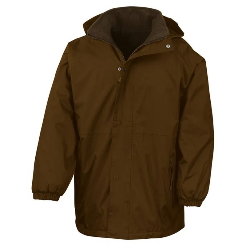 Image of Result Result Men StormDri 4000 Reversible Jacket in Brown Size: Small Brown S Male 5063527365712