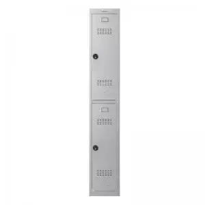 image of Phoenix PL Series PL1230GGC 1 Column 2 Door Personal Locker in Grey