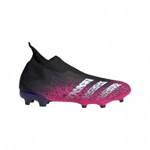 image of adidas adidas Predator Freak .3 Laceless FG Football Boots - Black/ShockPink