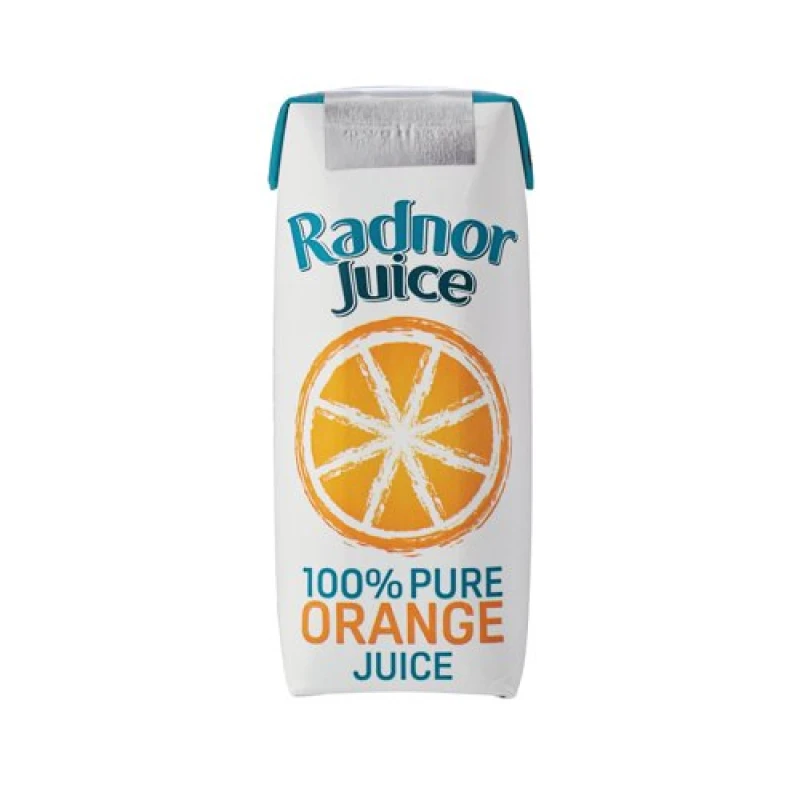 Image of Radnor Hills Radnor Juice Pure Orange Juice Tetra Pack 125ml (Pack of 60) T-RJ12STOR/60 T-RJ12STOR/60