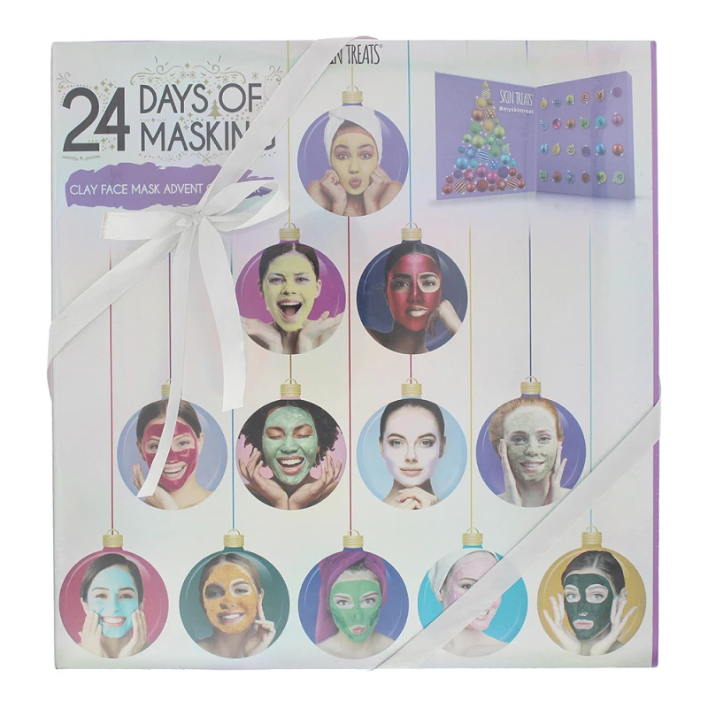 Image of Skin Treats 24 Days Of Masking Advent Calendar 24 X Clay Face Mask